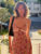 Huhugirl Floral Dresses For Women Fashion Sexy Printed Spaghetti Strap Sleeveless Streetwear Slim Fit Long Vestidos Robes Female