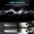 1Pcs Motorcycles Headlight Spotlights H4 BA20D 12-24V LED Moto Led Bulbs White Super Bright Autobike Fog Lamp Scooter Accessorie