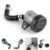 Areyourshop Universal Moto Rear Brake Clutch Master Cylinder Fluid Reservoir Oil Tank Cap UK