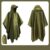3 In 1 Outdoor Raincoat Hooded Sleeve Waterproof Rain Poncho Motorcycle Rain Cover Camping Hiking Travel Rainwear Tent