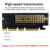 NVMe M2 Adapter M.2 M Key 2230 2242 2260 2280 SSD to PCI-e 3.0 Converter Card Support PCIE X4 X8 X16