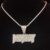 Men Women Hip Hop MONEY Pendant Necklace with 13mm Cuban Chain Hiphop Iced Out Bling Bling Necklaces Fashion Jewelry Charm Gifts