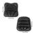 2 Pack 3D Motorcycle Comfort Gel Cushion Seat Breathable Universal Shock Absorbing Seat Cover for Advanced Mountain