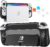 Case for Switch OLED Model, TPU & PC Protective Case Compatible with Nintendo Switch OLED Cover Case