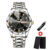 BINBOND Man Wristwatch Top Brand Luxury Waterproof Luminous Date Week Men Watches Stainless Steel Quartz Men’s Watch Male reloj
