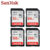 100% Original Sandisk SD Card Ultra 256GB 128GB 64GB 32GB U1 High Speed Memory Card Class 10 UHS-I Memory Card For Camera