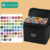 12-262 Colores Double Pen Tip Markers Brush Pens Set Painting Highlighter School Art Supplies for Artist Stationery