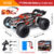 SCY 16102 1:16 50KM/H 4WD RC Car With LED Light Remote Control Cars High Speed Drift Monster Truck for Kids vs Wltoys 144001 Toy
