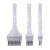3Pcs/Set Lacing Stitching Hole Stitching Punch Tool Leather Craft Tools French Style Flat Cutter Craft Flat Cutter DIY Tool