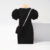 2024 Midi Dress Kids Girl Clothes Summer Short Sleeve Baby Girl Bodycon Dress Party Wrap Tight Children Dresses 3 4 5 6 7 8 Year