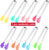 78pcs Rainbow Counting Pompoms Set Color Matching Montessori Sensory Toys Fine Motor Skill Learning Toddler Children Kids Games