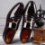 PU Leather Men Shoes Slip On Oxfords for Male Wedding Party Office Work Shoes Plus Size Classic Business Casual Fashion Shoe