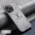 Luxury Cloth Leather Texture Deer Head Pattern Case For iPhone 15 14 13 12 11 Pro X XR XS Max 7 8 Plus SE3 Shockproof Soft Cover