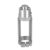 Square Hole Drill Bit Adapter Drill Bit Fixing Bracket,Professional Attachment Joint Mortiser Bit for Hand Electric Drill