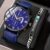 Fashion Mens Watches Luxury Big Dial Men’S Sports Watch Leather Strap Calendar Display Quartz Wrist Watches Casual Men Watch