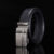 Mens Fashion PU Alloy Square Buckle Business Leisure Belts Elegant Black Belts Male Jean Pants Waistband Metal Buckle