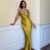 Hugcitar Sleeveless Slips Backless Patchwork Lace Up Cut Out Elegant Sexy Maxi Prom Dress 2023 Women Fashion Beach Party Outfit