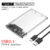 UTHAI T09 USB3.0/Type C 2.5” Hard Drive Enclosure Transparent Mobile HDD Box USB3.1 SSD Case Portable Hardisk With USB C Cable
