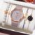 5pcs Fashion Versatile Starry Sky Women’s Belt Quartz Watch with Bracelet Combination Set