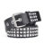 2024New Square Bead Rivet Belt Metal Pyramid Belt Men and Women Punk Hardware Jeans Belt Y2K Belt Designer Belt Women’s Belts