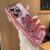 Glitter Gradient Plating Rabbit Mirror With Holder Case For iPhone 11 12 13 14 Plus 15 Pro Max Lens Protection Soft Clear Cover