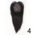 Synthetic 3 Clips In Topper Straight Hairpiece Black Brown Women Fake Hair Clip In Hair Extensions With Bangs Fake Hairpiere