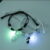 2Pcs Luminous Star Cat Moon Couple Bracelet Kitten Flower Handmade Adjustable Rope Matching Bracelets Lover Friendship Jewelry