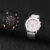 2Pcs Luxury Women’s Watch Set Fashion Luxury Elegant Alloy Wristwatch Silicone Strap Couple Watch Men Quartz Holiday Gifts