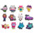 12Pcs Cartoon Shoe Charms,Shoe Decoration Charms,Cute Shoe Charms for Croc Kids Boys Girls Men Women Party Birthday Gifts