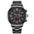 Men’s Fashion Sports Watches for Men Business Stainless Steel Quartz Wristwatch Calendar Man Casual Leather Luminous Clock Watch