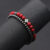 2pcs Men Bracelet Set Hematite Cross Braslet For Hombre Natural Lava Tiger Eyes Stone Braclet Homme Beaded Brazalete Pulseira