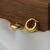 ANENJERY Geometric Chunky Hoop Earrings for Women Punk Ear Jewelry Wholesale
