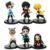 6Pcs/set Demon Slayer Figure Kamado Tanjirou Nezuko Agatsuma Kimetsu No Yaiba Anime Figure Q Version Character Figuras Toys