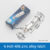 1/2PCS 4 inch Aluminum Alloy Silver Window Gate Security Pull Ring Spring Bounce Door Bolt Automatic Latch Lock Door Window