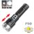 High Power White Laser LED Flashlight Built-in Battery USB Rechargeable Strong Light Tactical Torch Outdoor Camping Hiking Lamp