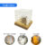 Dynamic Rotating Water Ripple Projector Night Light 16 Colors Flame Crystal Lamp for Living Room Study Bedroom Dynamic Rotating