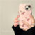 3D Cute Flower Pearl Heart Phone Case for iPhone 15 14 13 12 11 Pro Max Plus XS XR X Shockproof Drop Protect Back Cover Luxury