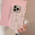 3D Cute Flower Pearl Heart Phone Case for iPhone 15 14 13 12 11 Pro Max Plus XS XR X Shockproof Drop Protect Back Cover Luxury