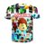 2024 Roblox kid T-shirt Boys Game Sports T-shirt Child Cartoon Short sleeve top 3D Printing Casual Street Harajuku Clothes