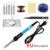 7 in 1 Set Adjustable Temperature Electric Soldering Iron 220V 60W Electric Soldering Iron Set Welding Solder Repair Tool