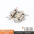 Anti-theft Door Lock Buckles Cast Metal Hook Door Latch Toilet Doors Right Angle Sliding Gate Lock Bolts Punching Door Locks