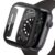 Glass+Matte Watch Cover for Apple Watch 9 8 7 6 Case 45 41 44 40mm 42mm 38mm Bumper+Screen Protector for Iwatch SE 5 4 3 2 cover