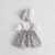 Ins summer clothes full moon baby clothes small broken flower princess triangular baby clothing set with hat bodysuit