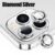 For IPhone 13 14 11 15 Pro Max Glitter Metal Camera Protector For IPhone 12 Mini Camera Protector 3PCS/Set Lens Protection Glass