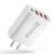 60W Type C Fast Charger Multiple 4 Ports USB Mobile Phone Charger QC 3.0 PD Quick Charging Adapter for Iphone 15 Xiaomi Huawei