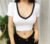 Patchwork Colors Deep V Neck Sexy Crop Top Women Summer New Short Sleeve Women’s T-shirt Y2k Clothes Skinny Casual Tops Korean