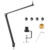 Adjustable Heavy Suspension Boom Microphone Stand for SM7B K688 K658 AM8 Condenser Microphone Recording Studio Scissor Arm Stand