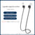 Magnetic Wireless Anti-Lost Silicone Earphone Rope Holder Cable For AirPods Pro Airdots Samsung Buds Plus Headphone Neck String