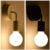 Nordic Modern Wall Lamp Iron Black E27 Indoor Lighting Bedside Bedroom Bathroom Lamp Sconce Wall Light Fixture Industrial Decor