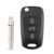 Dandkey For Hyundai I20 I30 IX35 I35 Solaris RIO Elantra For Kia K5 Verna Picanto Sportage Flip Car Remote Key Case Fob Shell